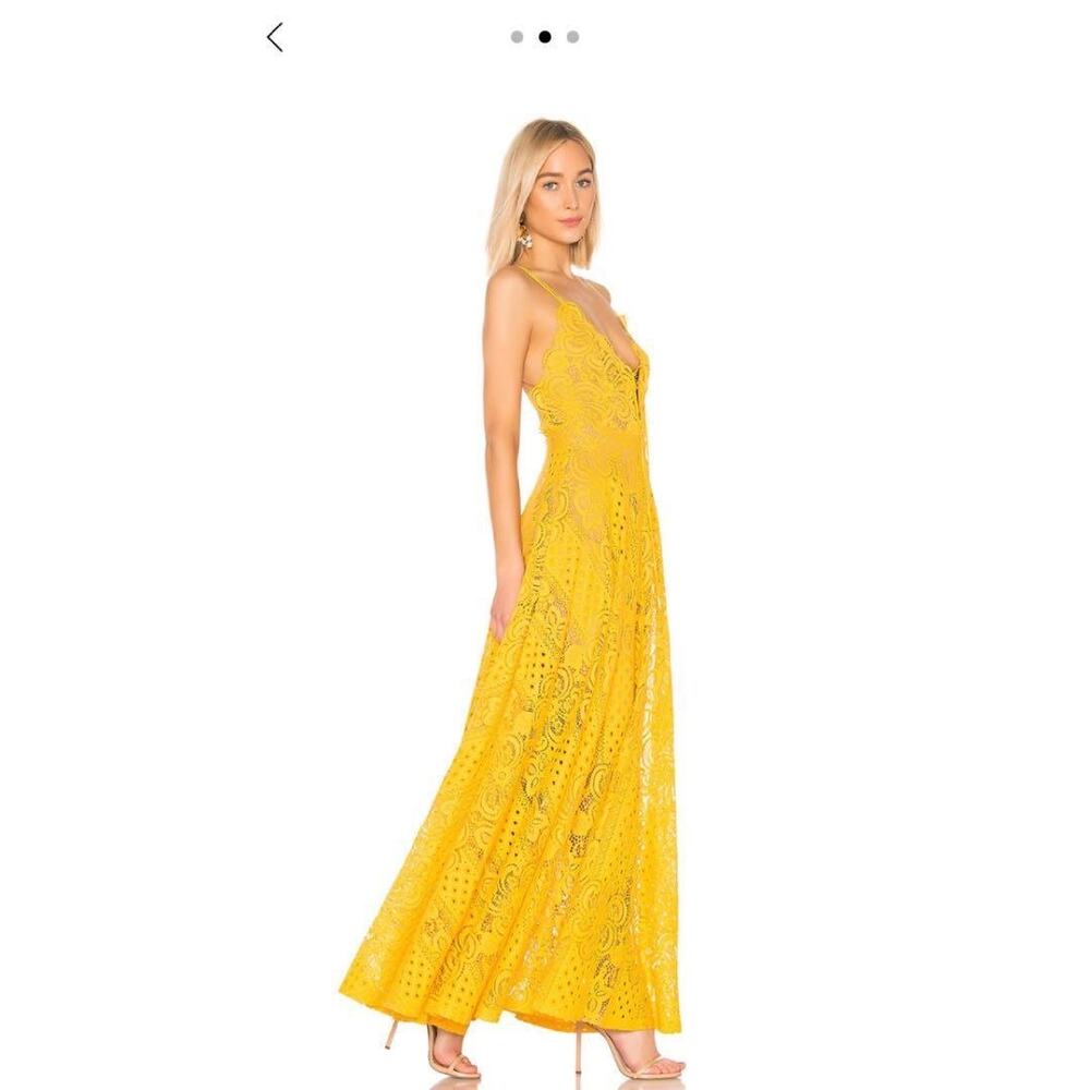 Michael Costello x Revolve Dress XS Yellow - Picture 4 of 9